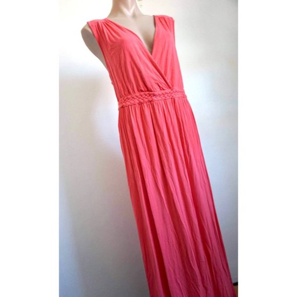 AUTOGRAPH plus 20 watermelon cross over summer beach MAXI DRESS ♡ B1062 - Picture 9 of 9